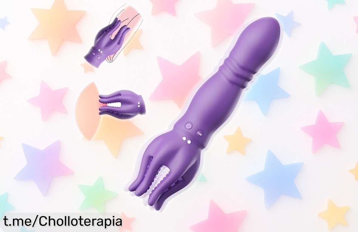 Vibrador Oziral con diseño pulpo y vibraciones ultrasilenciosas a un precio rebajado que no puedes dejar pasar; ¡transforma tus momentos en pura diversión hoy!
