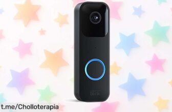 Videotimbre Blink con vídeo HD y audio directo, fácil de instalar ¡Precio rebajado que no volverás a ver! Controla tu puerta desde el móvil, corre que vuelan las unidades.