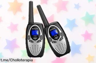 Walkie talkies para niños Retevis RT628, ¡precio rebajado por tiempo limitado! La diversión y las sonrisas en cada aventura familiar te esperan.