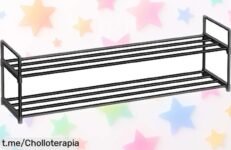 Zapatero de 2 niveles SONGMICS para 12 pares a precio rebajado, una oportunidad que no se repite: ¡haz que tu hogar brille y aprovecha esta oferta ahora!