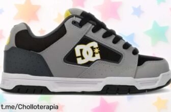 Zapatillas DC para hombre con suela antideslizante y respirable, ahora a precio de ganga ¡Hazte con las tuyas antes que se agoten y siente la diferencia en cada paso!
