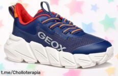 Zapatillas Geox J Flexyper Fast Boy para niños, ¡ahora con un descuentazo monstruoso! Ideal para correr y jugar sin parar. No dejes pasar este super chollo que hará sonreír a tu peque.