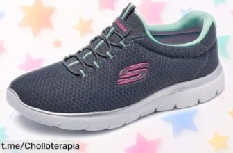 Zapatillas Skechers Summits para mujer, ¡super chollo! Resistentes y con estilo a precio rebajado. No te quedes sin ellas: da a tus pies lo que merecen antes de que sean historia.