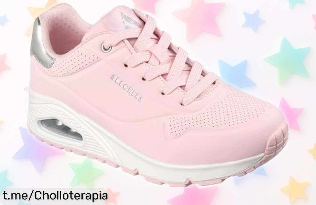 Zapatillas Skechers Uno Golden Air en rosa claro: ¡ofertón rebajado que no te puedes perder para sentirte imparable y lista para cualquier aventura!
