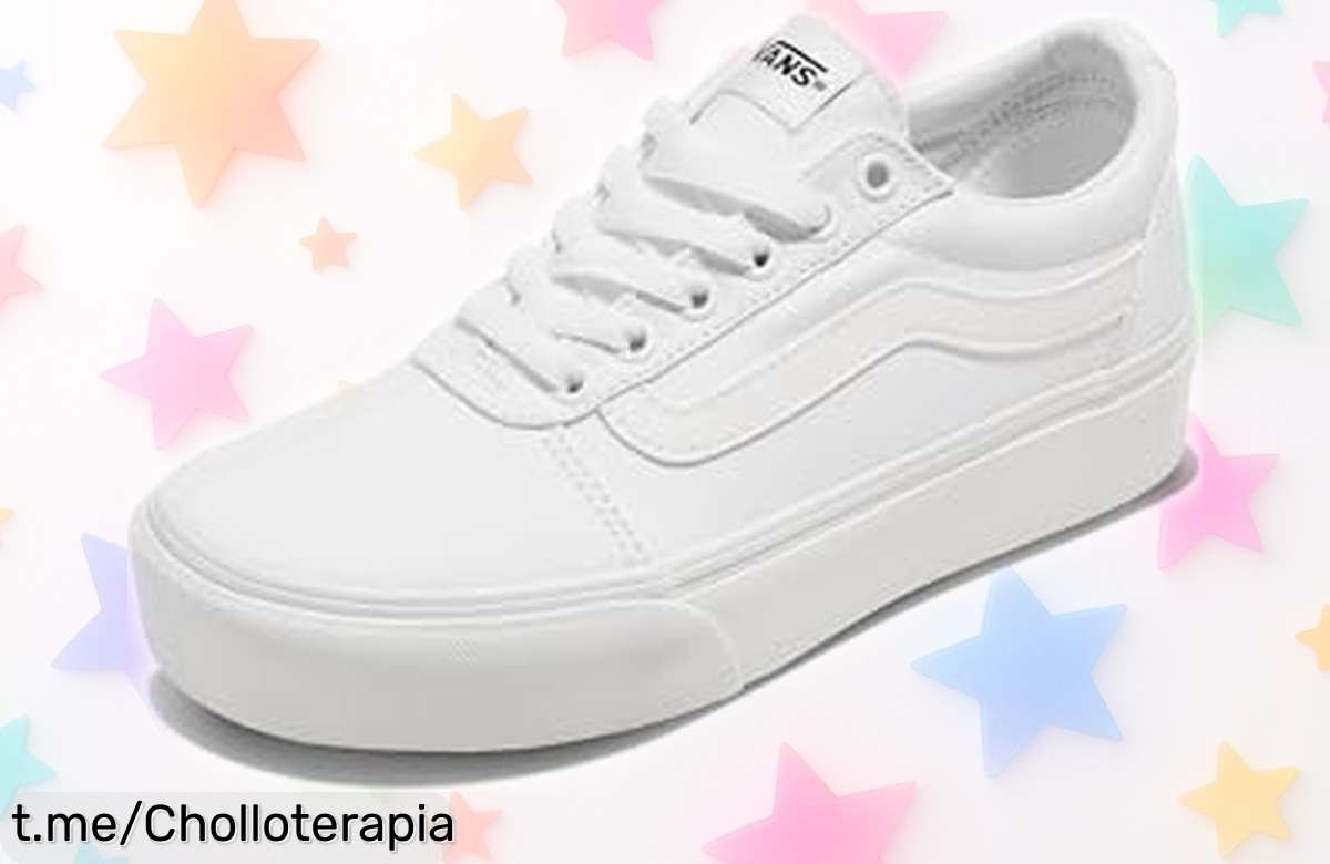 Zapatillas Vans Ward Platform Canvas para mujer, un chollo que añade estilo y altura a tu look. No dejes pasar esta oferta única antes de que se agoten. ¡Actúa ya!