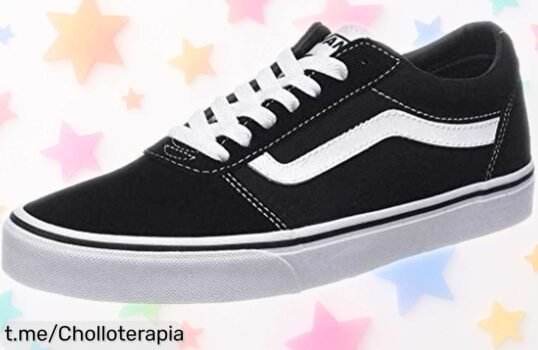 Zapatillas Vans Ward negro y blanco con precio rebajado, ¡ofertón que no podrás dejar pasar! Corre ya y siente la emoción de lucir un estilo único en tus pies.