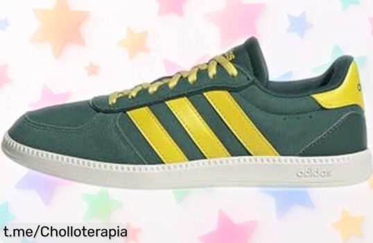 Zapatillas adidas Breaknet para mujer en verde clásico, ahora a un precio rebajado que no se ve todos los días. ¡Corre antes que vuelen y siente la emoción de caminar con estilo!