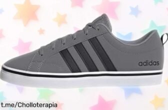 Zapatillas adidas Hombre VS Pace 2.0 en gris y negro a precio rebajado, un chollazo que no te dejarán escapar ¡Desliza al estilo desde ya antes de quedarte sin las tuyas!