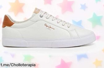 Zapatillas clásicas Pepe Jeans Kenton MAX blancas a precio rebajado, son tu oportunidad de brillar y marcar estilo ¡consigue estas bellezas antes que se agoten!