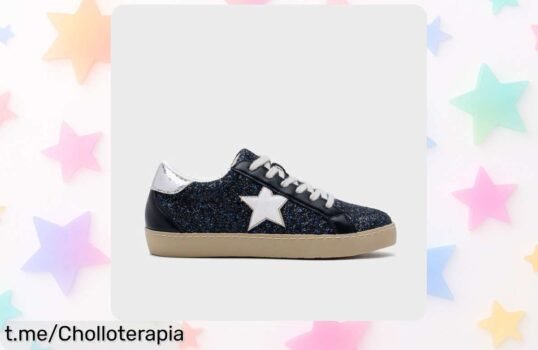 Zapatillas con brillo glitter y estrella animal print: chollazo limitado que hará brillar tu estilo único, ¡no dejes pasar esta oportunidad antes de que se agoten!