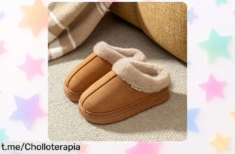 Zapatillas de invierno para mujer con suela antideslizante, super chollo a precio rebajado: siente el calor y la seguridad que mereces ¡corre que vuelan!