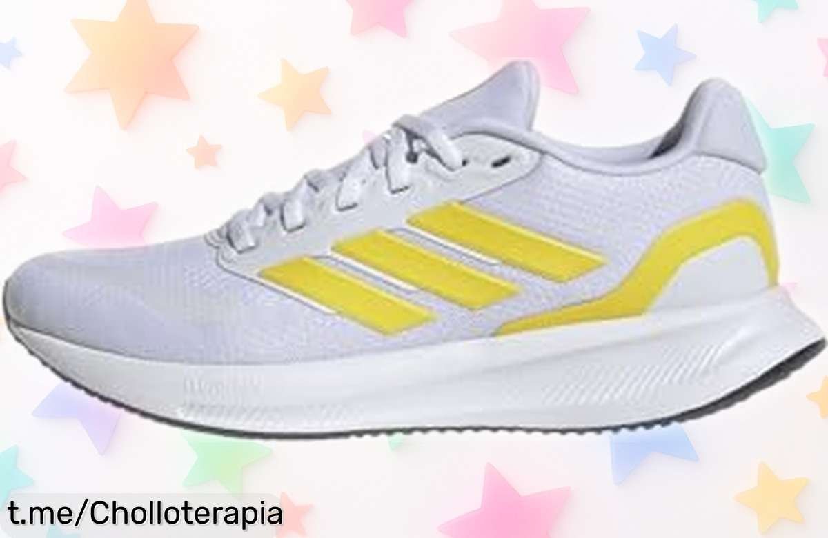 Zapatillas de running Adidas Mujer RUNFALCON 5 a un precio loco, ligeras y con suela que agarra en cualquier terreno. ¡No te quedes sin ellas, corre antes que vuelen!