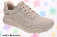 Zapatillas deportivas Skechers Bobs Squad Chaos con espuma de memoria a un precio rebajado, ¡aprovéchate de este super chollo que tus pies te agradecerán hoy mismo!