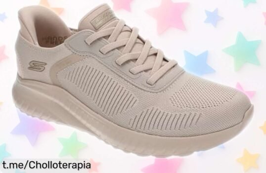 Zapatillas deportivas Skechers Bobs Squad Chaos con espuma de memoria a un precio rebajado, ¡aprovéchate de este super chollo que tus pies te agradecerán hoy mismo!