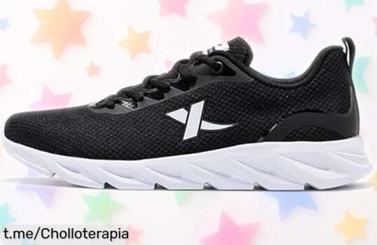 Zapatillas deportivas negras XTEP para hombre, con malla transpirable y amortiguación, ahora a precio rebajado ¡Atrévete a lucir frescura y estilo cada día!
