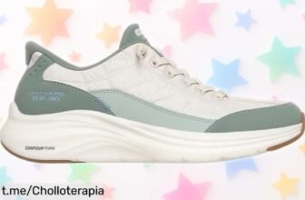 Zapatillas deportivas verdes Skechers Contour Foam a precio rebajado, un super chollo único que no puedes dejar pasar. ¡Date el gusto y luce increíble hoy mismo!