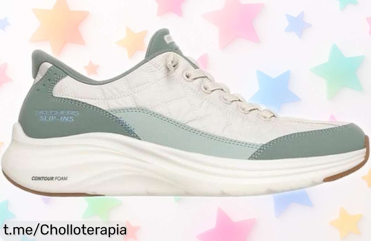 Zapatillas deportivas verdes Skechers Contour Foam a precio rebajado, un super chollo único que no puedes dejar pasar. ¡Date el gusto y luce increíble hoy mismo!
