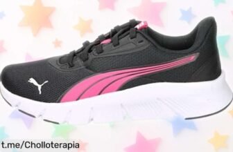 Zapatillas unisex Puma FLEXFOCUS Lite Modern JR a precio rebajado, corre que vuelan y haz tu día más brillante con este estilo único antes de que se agoten.