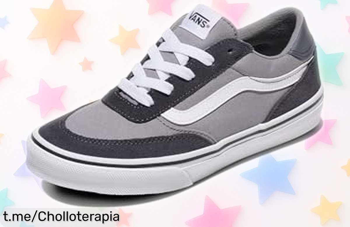 Zapatillas unisex Vans Brooklyn LS para niños, el clásico diseño que no pasa de moda a precio rebajado; ¡no te pierdas este super chollo y haz que sus pasos brillen!