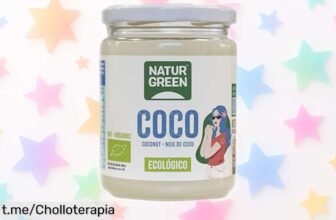 Aceite de coco virgen extra bio Naturgreen, un toque natural para cocina y cuidado personal a precio de risa; ¡no te quedes sin este chollazo que vuela!