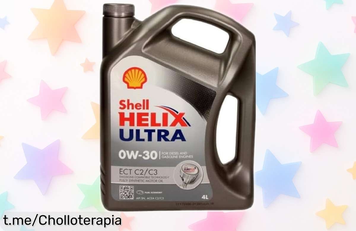 Aceite para motor 0W 30 Helix de Shell a precio irreal que no se repite, compatible con VW, Toyota y Audi. Aprovecha este chollo antes de que desaparezca.