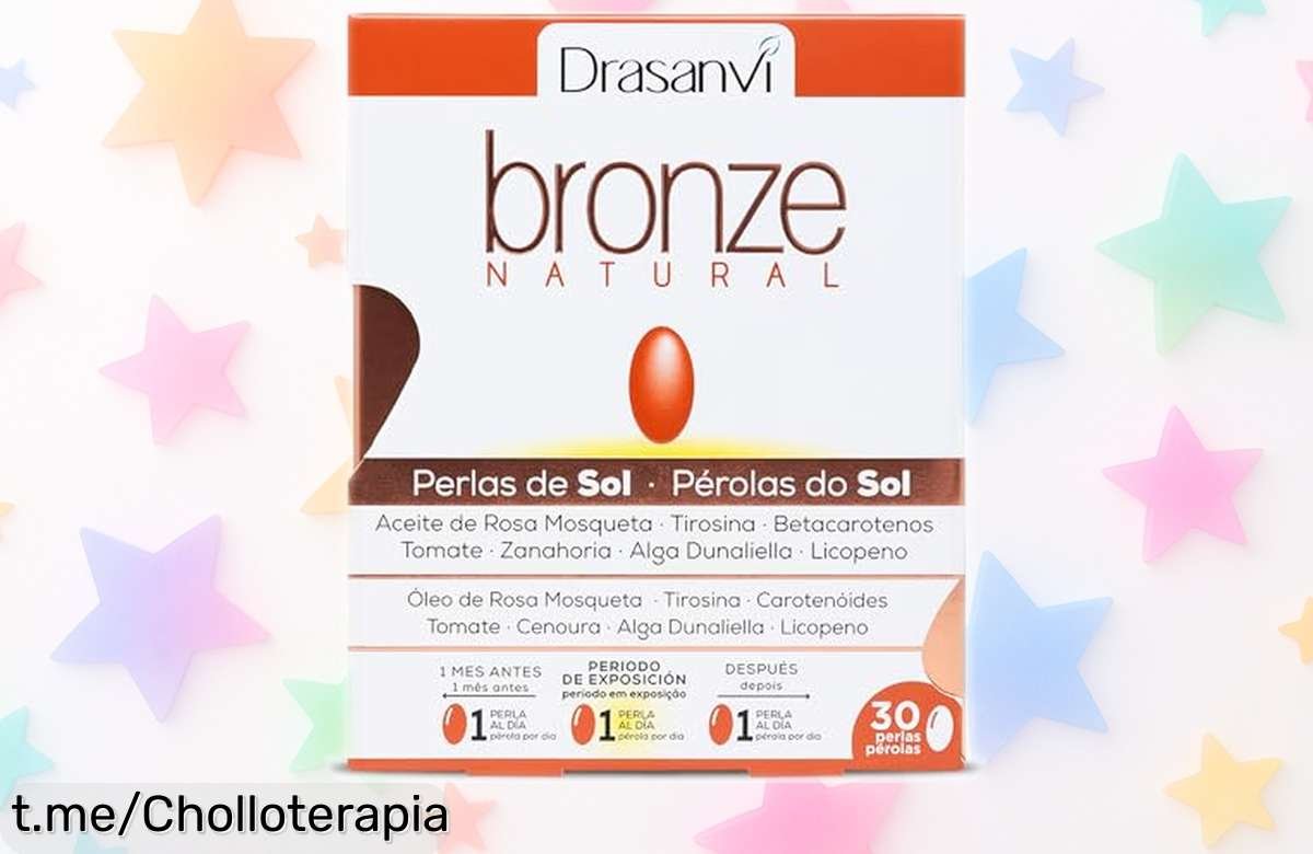 Acelerador de bronceado Drasanvi con rosa mosqueta y antioxidantes: ¡aprovecha este chollo para lucir un bronceado radiante y cuidar tu piel al mismo tiempo!