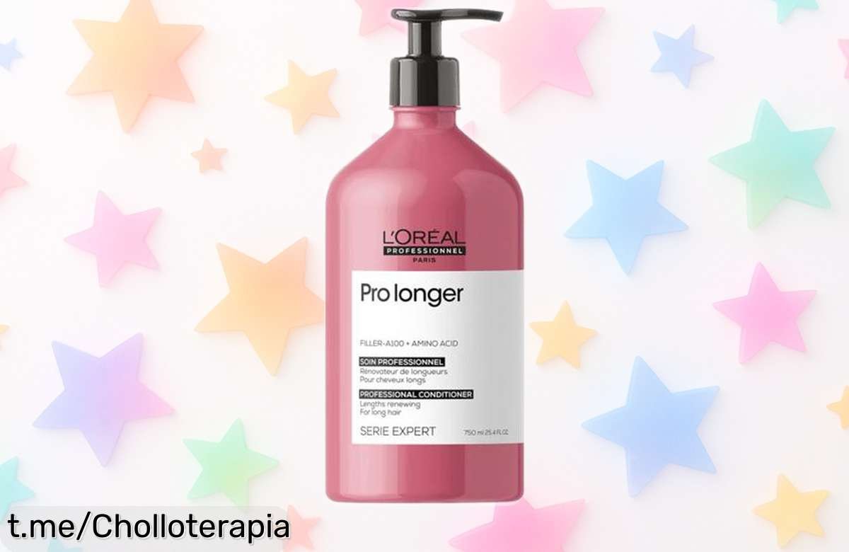 Acondicionador para alargar el cabello Pro Longer de L’Oréal a precio de escándalo, ¡caída de precio que no verás dos veces! Haz crecer tu melena y deslumbra ya.