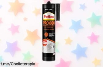 Adhesivo de montaje Pattex PRO600, el aliado perfecto para tus reparaciones: oferta única que vuela rápido, no te quedes sin él y haz tu mundo más resistente hoy mismo.