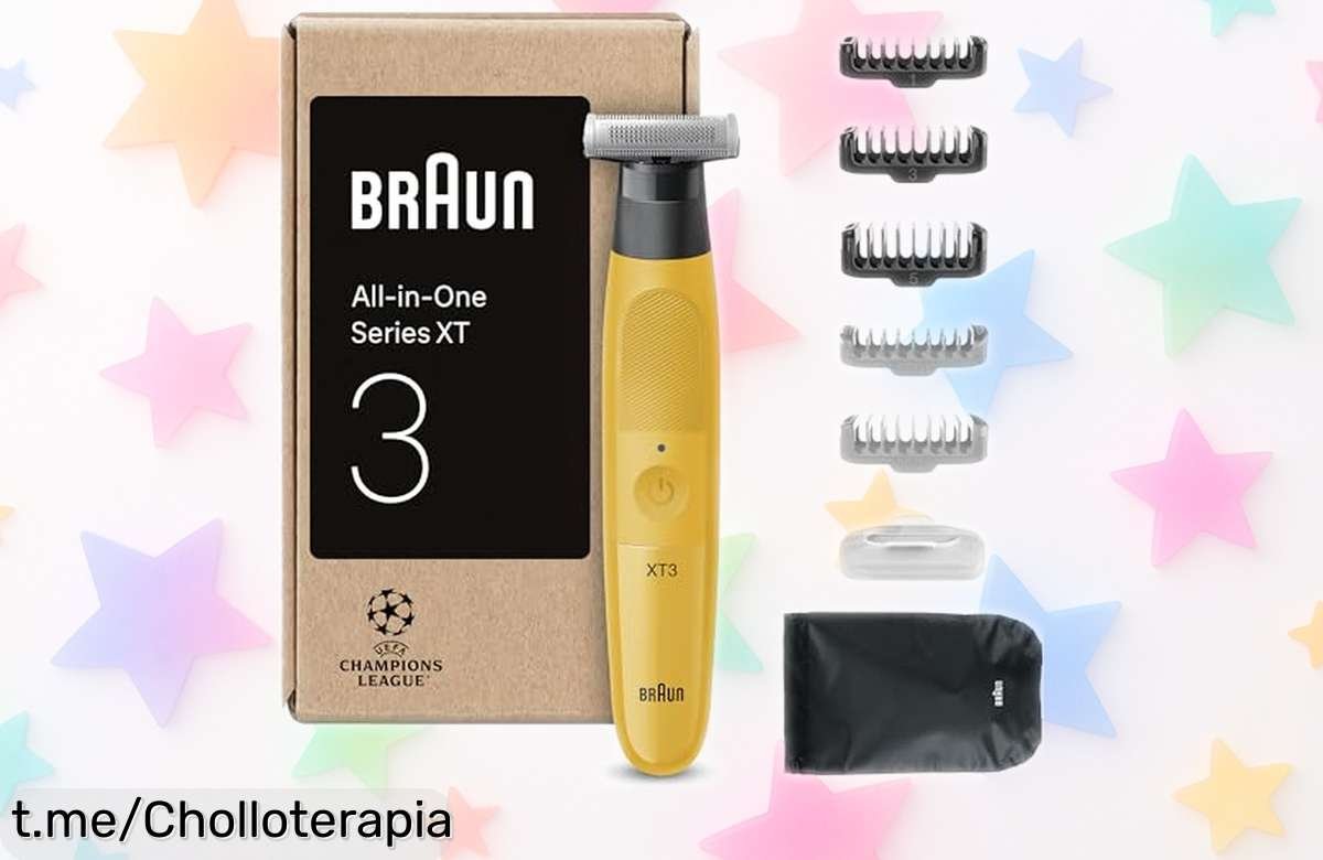 Afeitadora eléctrica 4D Braun Series XT3 con cabezal pivotante y 7 accesorios: oferta limitada que vuela a este precio, ¡no dejes pasar la oportunidad de lucir impecable!