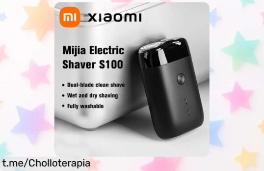 Afeitadora eléctrica portátil Xiaomi Mijia S100 a precio de risa: suave, potente y lista para usar ¡no dejes escapar esta oferta increíble!