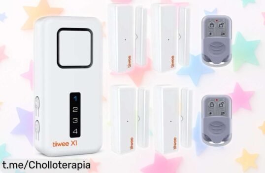 Alarma para casa tiiwee X1 con 4 sensores y sirena de 120 dB a precio loco, protege tu hogar ¡aprovéchalo antes que se agote!