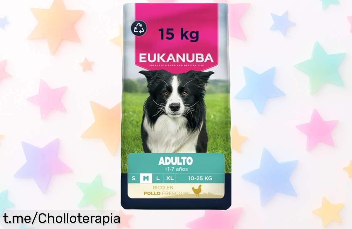 Alimento seco Eukanuba para perros con pollo fresco, el chollo que cuida sus articulaciones y pelazo; ¡hazlo feliz y fuerte hoy mismo!