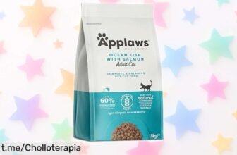 Alimento seco para gatos Applaws Complete Natural con pescado y salmón, ¡ahora a un precio de escándalo que hará feliz a tu gato y brillará su pelaje!
