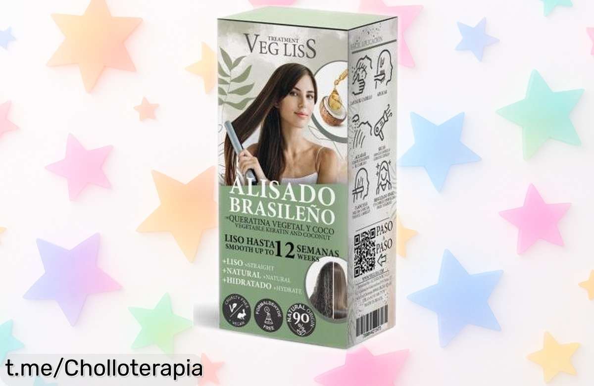 Alisado brasileño VegLiss con queratina vegetal: ¡olvídate del encrespado y deslumbra con un precio de ganga que no verás otra vez!