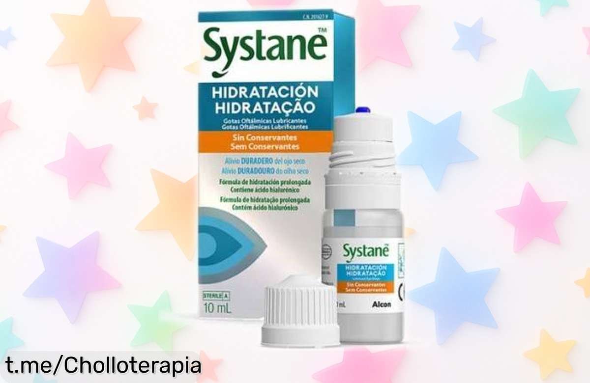 Alivio inmediato para tus ojos secos con lágrimas artificiales Systane de Alcon, ¡aprovecha este precio escandaloso antes de que se acabe!