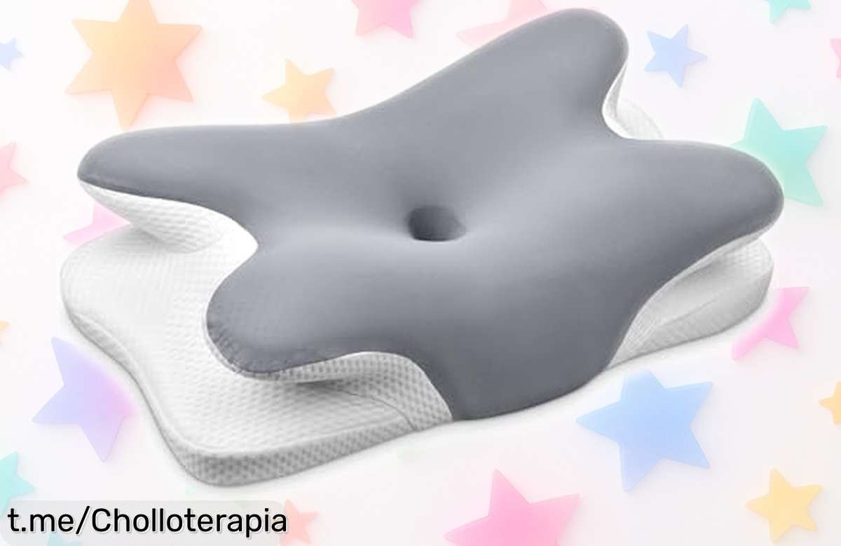 Almohada cervical ergonómica 2 en 1 Ehomfory a un precio loco: sueña mejor y cuida tu salud con este chollazo que se va volando, ¡no dejes pasar esta oportunidad única!