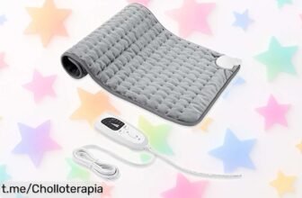 Almohadilla eléctrica térmica súper rápida con 6 niveles de temperatura: disfruta del calor que necesitas a un precio loco, ¡no te quedes sin la tuya y dile adiós al frío!