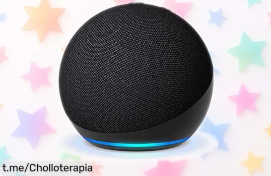 Altavoz inteligente Echo Dot con Alexa, sonido potente y control por voz a precio tirado; unidades volando ¡no dejes pasar esta oportunidad!