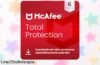Antivirus McAfee Total Protection para 6 dispositivos con VPN: ¡ofertón de protección avanzada por un precio loco que no querrás perderte!