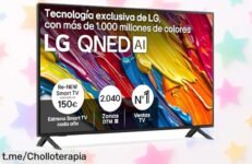 Aprende a disfrutar del cine y los videojuegos con la TV 55” 4K QNED EVO de LG, ahora a precio de risa; no esperes más y llévatela antes que se agote.
