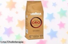 Apresúrate y disfruta del sostenido sabor a frutas del café en grano 100% Arábica Lavazza Qualità Oro, ¡un ofertón irresistible que se va volando!