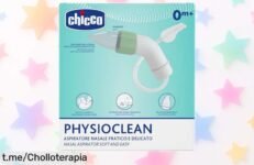 Aspirador nasal Chicco Physio Clean: la solución suave y práctica para tus peques ahora a precio de ganga, ¡no dejes pasar esta oportunidad única que protege sus sonrisas!