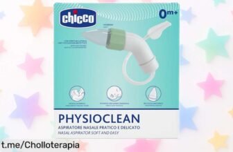 Aspirador nasal Chicco Physio Clean: la solución suave y práctica para tus peques ahora a precio de ganga, ¡no dejes pasar esta oportunidad única que protege sus sonrisas!