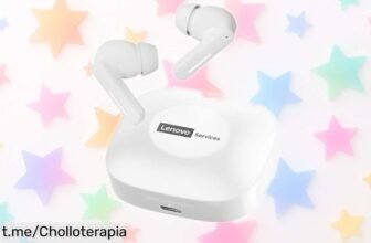 Auriculares Bluetooth Lenovo LE209 con cancelación de ruido a un precio loco, ¡dile adiós al ruido y disfruta 30 horas de música sin parar! No te lo pierdas.