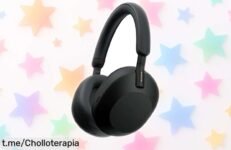 Auriculares Bluetooth Sony WH 1000XM5 con cancelación de ruido a un precio loco, sonido brutal y batería eterna. ¡No te quedes sin ellos, corre que vuelan!