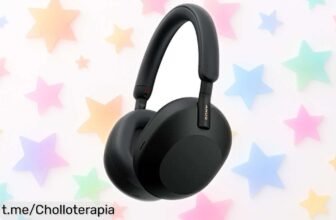 Auriculares Bluetooth Sony WH 1000XM5 con cancelación de ruido a un precio loco, sonido brutal y batería eterna. ¡No te quedes sin ellos, corre que vuelan!