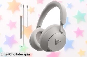 Auriculares DJ DOQAUS 50mm con sonido claro a un precio loco que vuela; ¡aprovecha este chollo y siente la música como nunca antes!