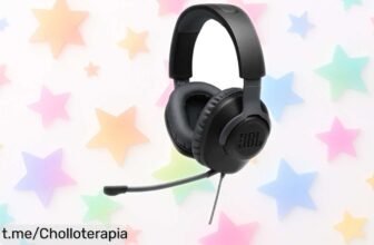 Auriculares gamers JBL Quantum 100 con sonido envolvente y micrófono Boom a precio loco, ¡no te quedes sin el tuyo antes que vuelen!
