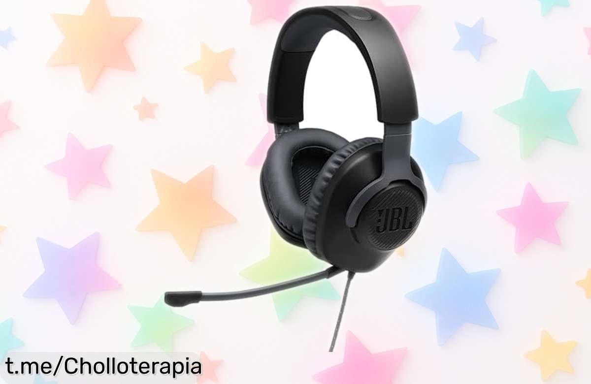 Auriculares gamers JBL Quantum 100 con sonido envolvente y micrófono Boom a precio loco, ¡no te quedes sin el tuyo antes que vuelen!