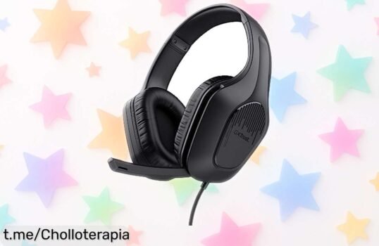 Auriculares gaming GXTrust 418 con sonido espectacular y micro plegable, ¡no te quedes sin ellos! Las unidades vuelan a este precio increíble.